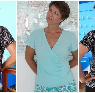 Топ з баскою на розміри XS-XXL