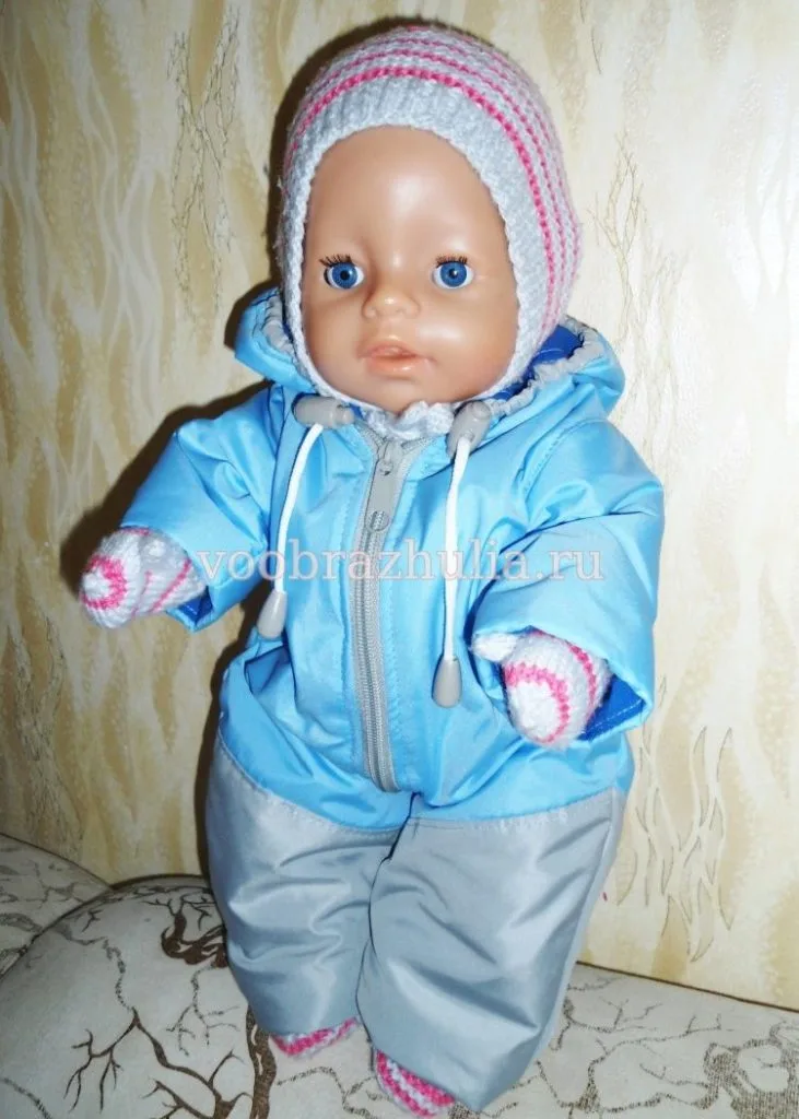 Зимовий комбінезон для ляльок Baby Born
