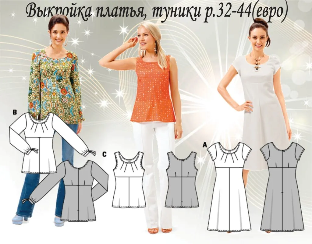 Жіночі сукні, туніки (розмір 32-44 євро)