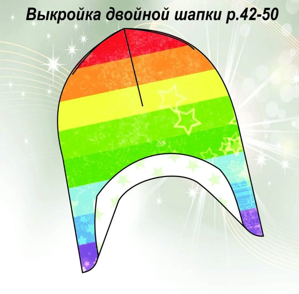 Дитяча шапка (розмір 42-50)