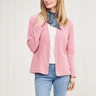 Кардиган із трикотажу з кишенями XS–XL