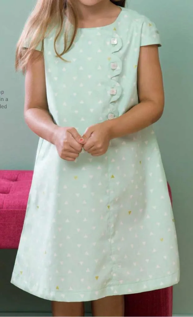 Сукня трапеція з оригінальною застібкою (р. 92-116)