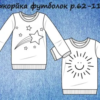 Футболка з підібраною деталлю