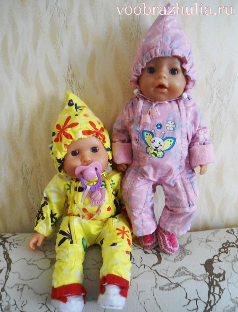 Комбінезон для ляльки Baby Born з капюшоном