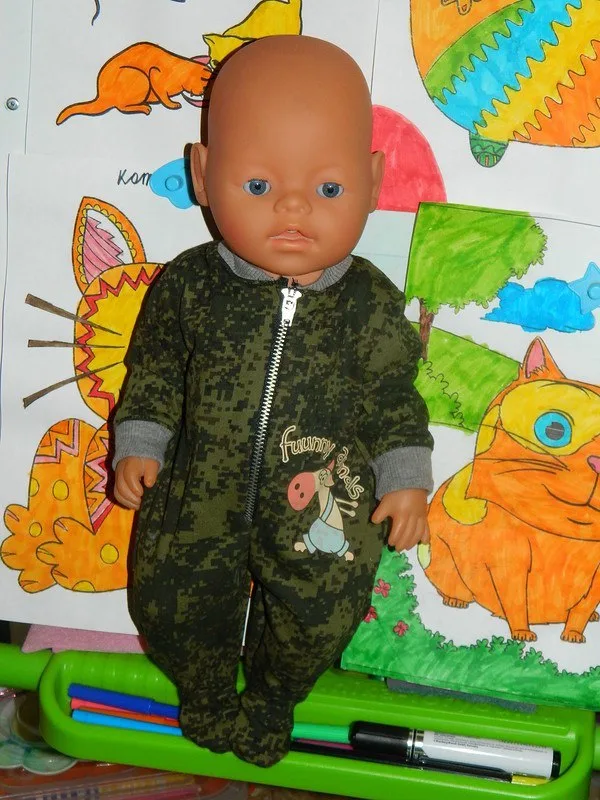 Комбінезон для ляльки Baby Born 43см