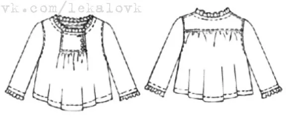 Блузка для дівчинки (р 3-6років)