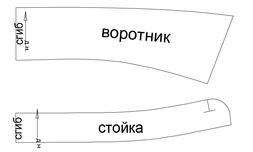Коміра: як пошити комір по викрійці