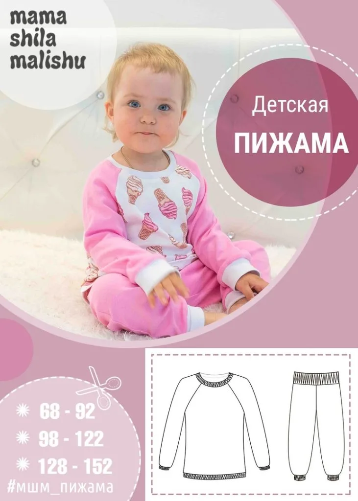 Дитяча піжама 92-128 розміру