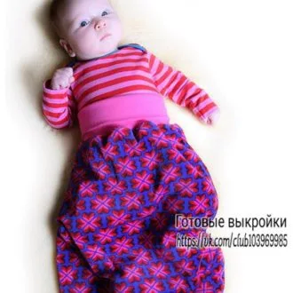Викрійка Спальний мішок для ляльки BABY BORN
