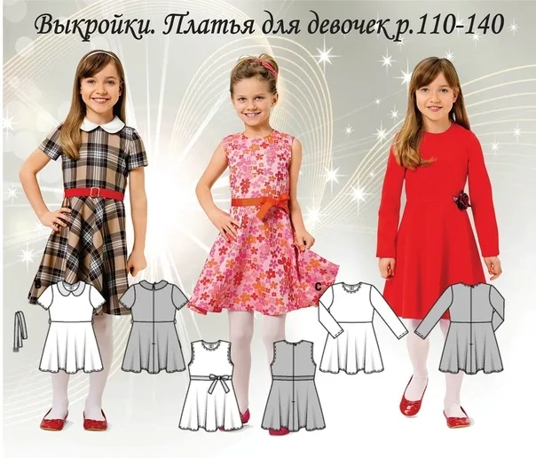 Дитячі сукні (розмір 110-140)