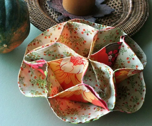 Майстер клас – текстильна клаптева вазочка для булочок