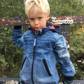 Бомбер з джинси та футера, розміри 42-60