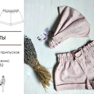 Викройка сукні для дівчаток р.74-152