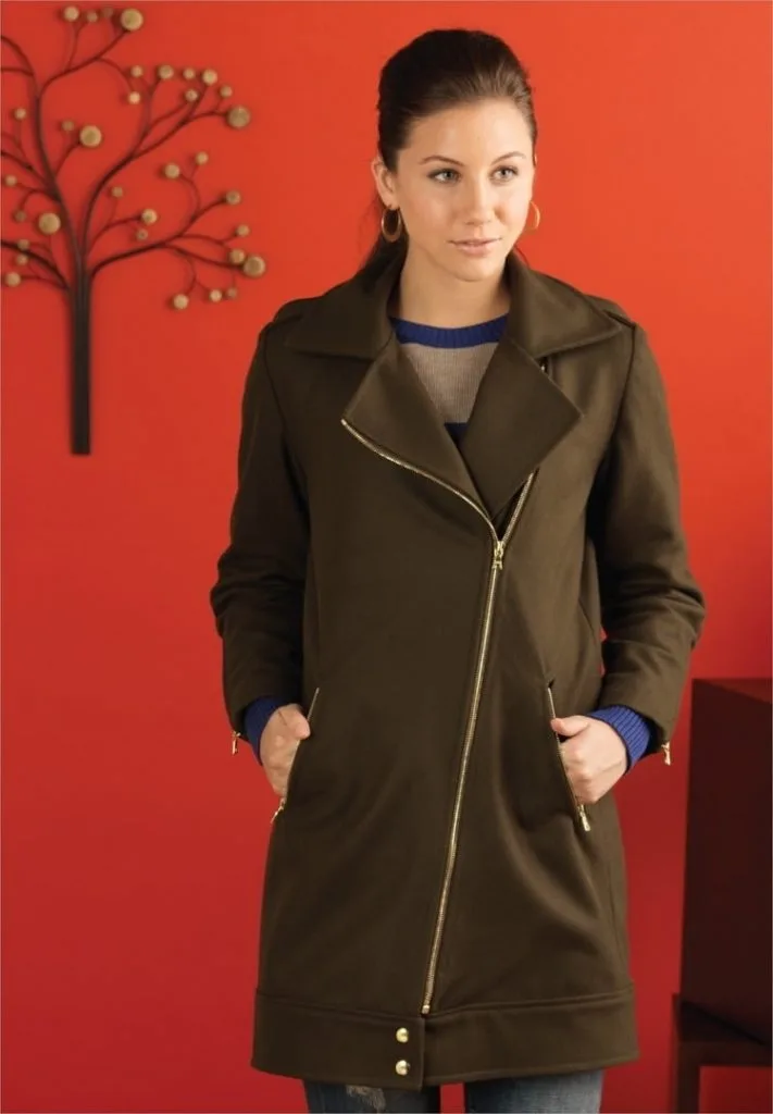 Жіноча куртка з косою застібкою р-р XS-S-M-L-XL (40-56 рус. таблиця у файлі)