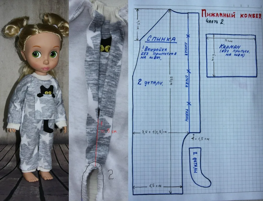 Викройки для лялечок - подробиці в описі