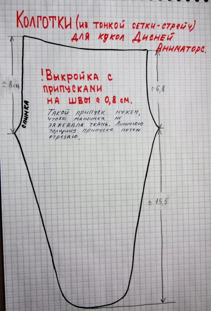 Викройки для лялечок - подробиці в описі