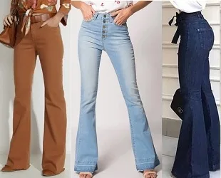 Брюки-клеш на розміри 36-56 (євро)