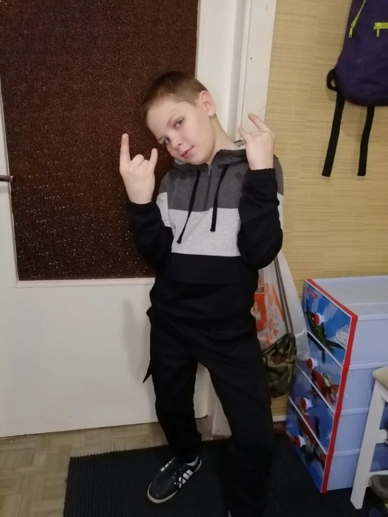 Дитяче худи колорблок для хлопчика