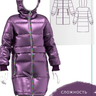 Дитяче стьобане пальто