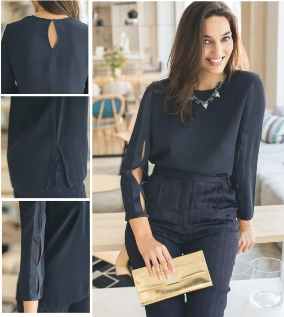 Викрійка жіночої блузки. «plus-size» 50-54-58 (Іспан.)