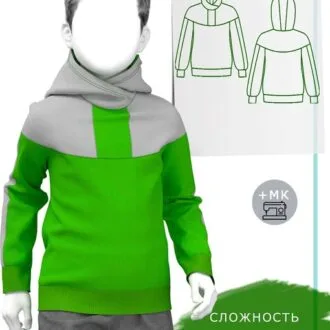 Толстовка для дітей та підлітків з капюшоном (104-170)