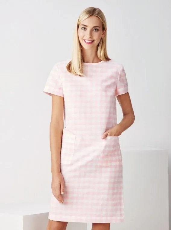 Сукня-футляр «Twiggy» з короткими рукавами та кишенями 34-54