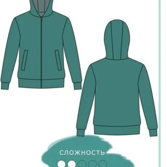 Толстовка чоловіча з капюшоном (S-XXL)