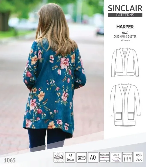 Жіночий кардиган 4 моделі (XXS-4XL)
