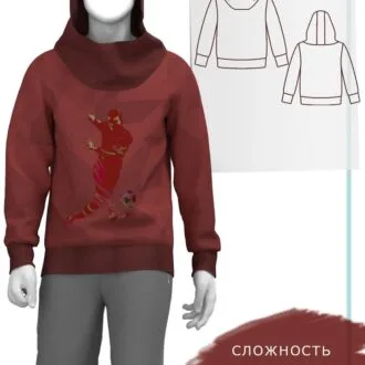 Толстовка худи чоловіча (S, M, L)