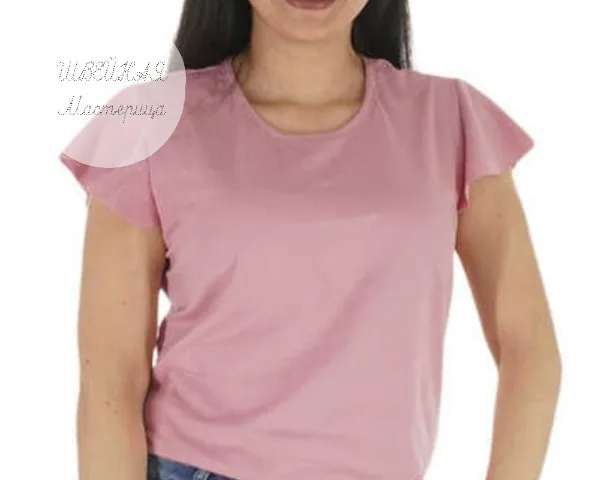 Коротка жіноча трикотажна блуза (XS-3XL)