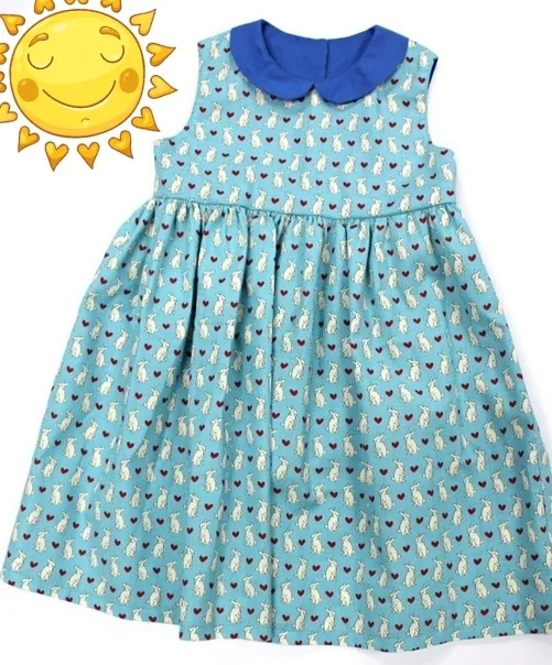 Сукня для дівчинки з відкладним комірцем «Vintage Lady Dress» (5-7 років)