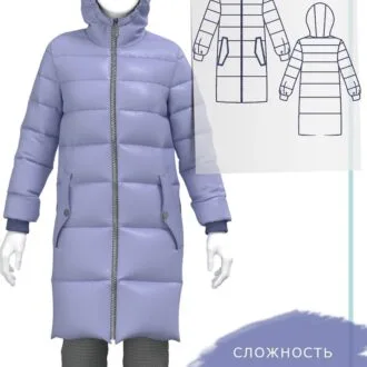 Дитяче стьобане пальто