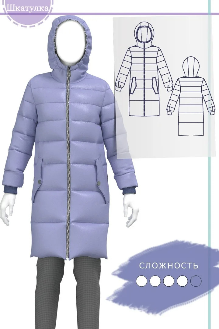 Жіноче стьобане пальто (розміри 40-68 Росія)