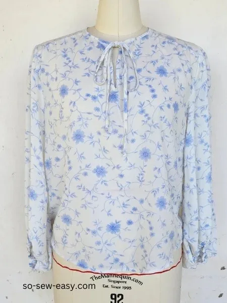Блуза з об'ємними рукавами (S-XL)