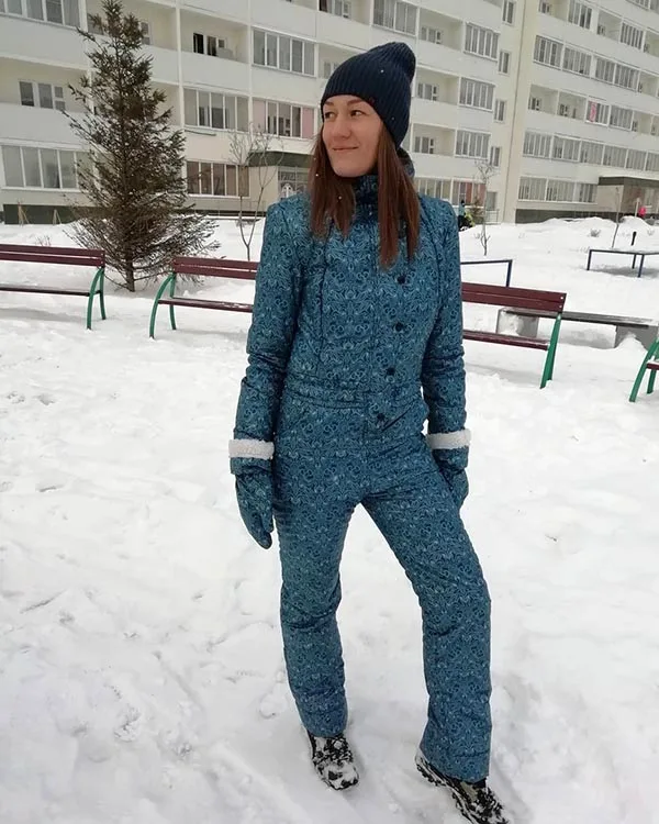 Жіночий зимовий комбінезон (розміри 40-60)