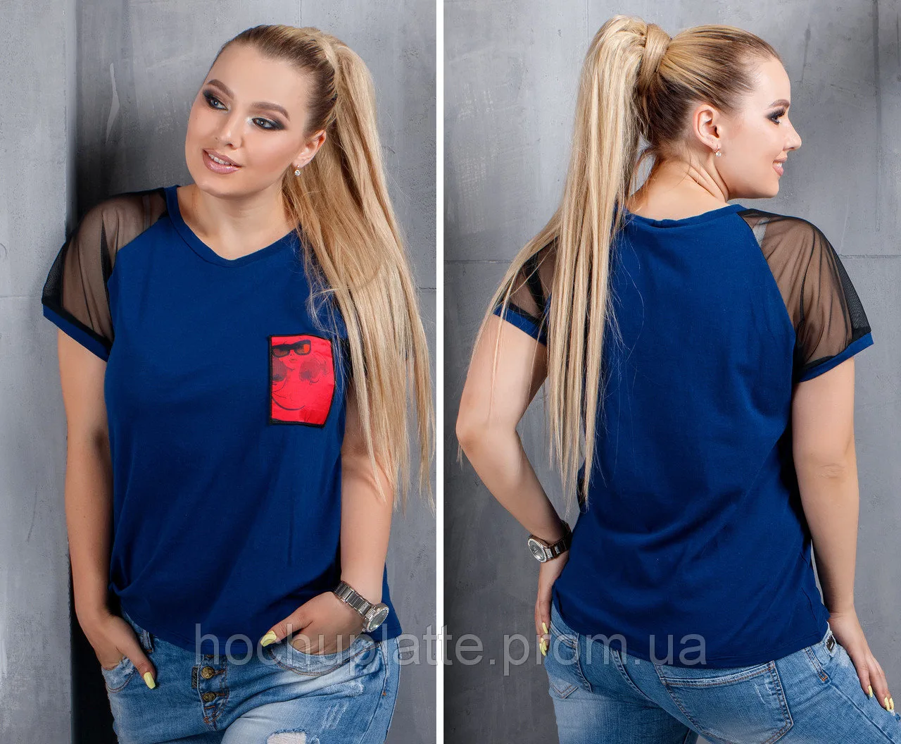 Жіноча футболка (розміри 40-60 Росія)
