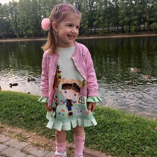 Дитяча сукня «Лола» вільного крою з пишною спідницею, 98-116