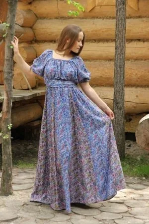Сукня-селянка з відкритими плечима, 44-52