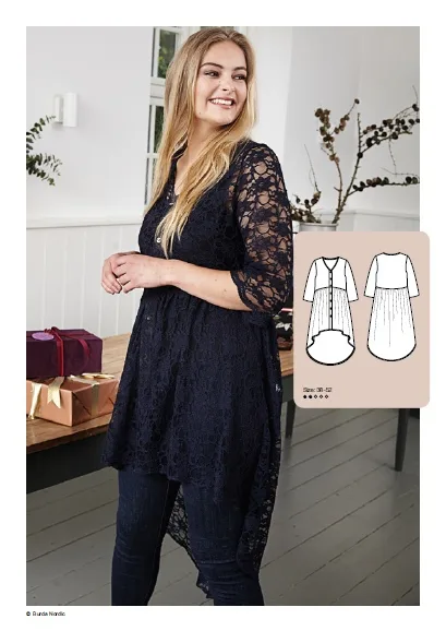 Туніки та блузки Plus Size, розміри 46–56 європейські