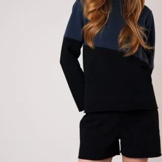 Толстовка з високим коміром та асиметричною блискавкою, розміри XS-XXL/42-62 рус.