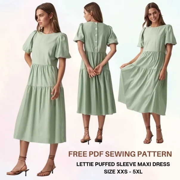Сукня «Lettie» із пишними рукавами XXS-5XL