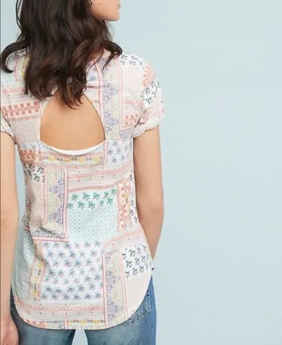 Жіноча футболка Erin twist back на розміри XXS-5XL