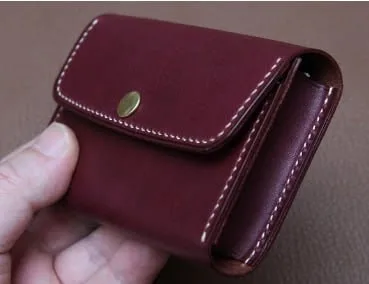 Візитниця “A060 Name Card Wallet” з клапаном на кнопці