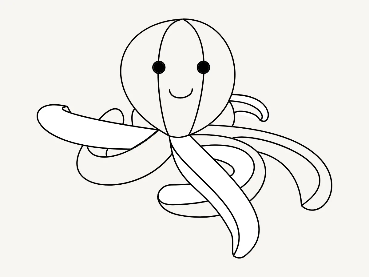М’яка іграшка «Восьминіг Octoplushy»